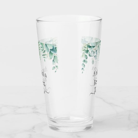 Blüte als Eukalyptus-Grünland Glas (Rechts)