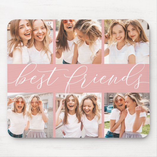 Blüte | Best Friends Foto Collage Mousepad (Vorne)