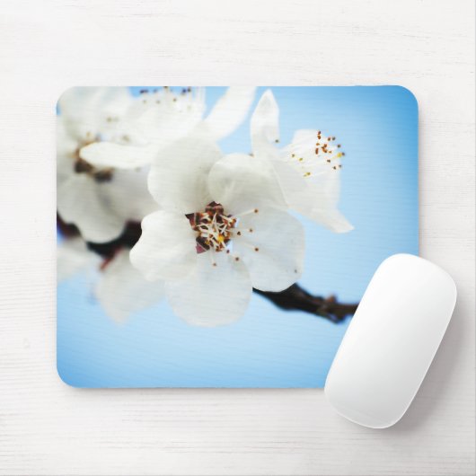 Blüte bewölkt Mousepad (Mit Mouse)