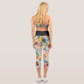 Blüte Capri Leggings (Rückseite)