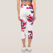 Blüte Capri Leggings (Rückseite)