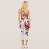 Blüte Capri Leggings (Rückseite)