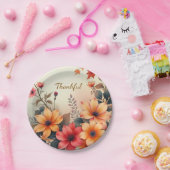 Blüte der Herbstpapierplatte Pappteller (Party)