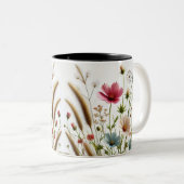 Blüte des Frühlings Blumendesign Tasse des Kaffees (VorderseiteRechts)