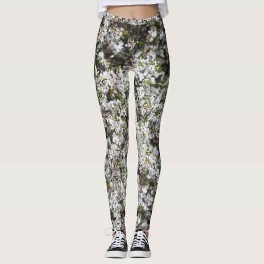 Blüte des Kirschbaums Leggings (Vorderseite)