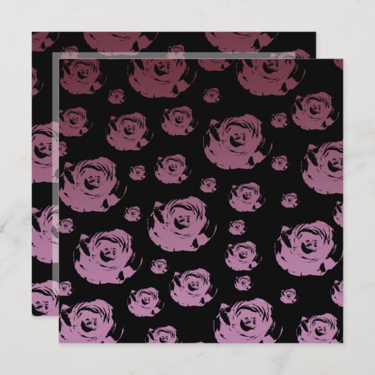 Blüte Einladung (Vorne/Hinten)