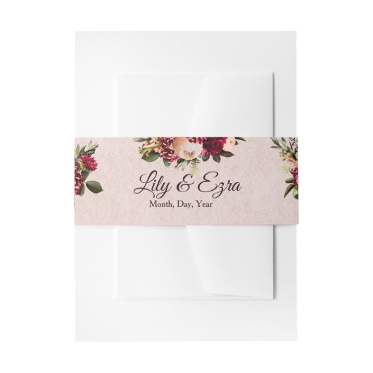 Blüte Einladungsbanderole (Vorderseite Beispiel)