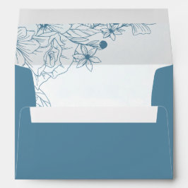 Blüte im Winter Hochzeitsumschlag