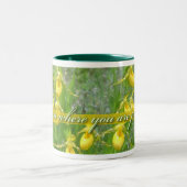 Blüte, in der Sie gepflanzt werden, gelbes Zweifarbige Tasse (Mittel)