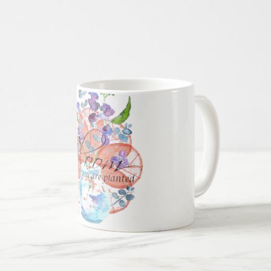 Blüte, in der Sie gepflanzt werden Kaffeetasse (VorderseiteRechts)