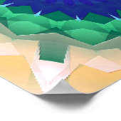 Blüte in Gang.... Poster (Ecke)