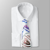 Blüte in Gipsstruktur, weicher Schatten auf Weiß Krawatte (Gebunden)