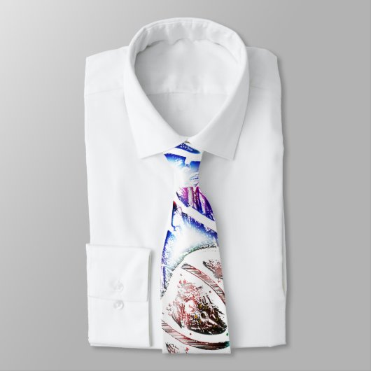 Blüte in Gipsstruktur, weicher Schatten auf Weiß Krawatte (Gebunden)