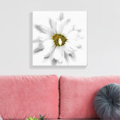 Blüte in Weiß Leinwanddruck (Insitu (Wohnzimmer))