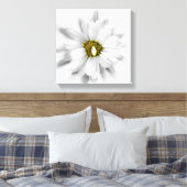 Blüte in Weiß Leinwanddruck (Insitu (Schlafzimmer))