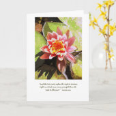 Blüte Karte (Gelbe Blume)