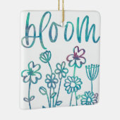 BLÜTE KERAMIKORNAMENT (Rechts)