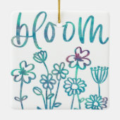 BLÜTE KERAMIKORNAMENT (Rückseite)