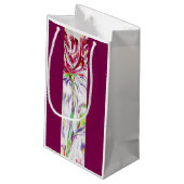 Blüte Kleine Geschenktüte (Rückseite Schrägansicht)