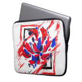Blüte Laptopschutzhülle (Vorderseite Links)