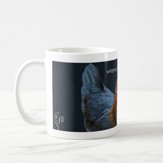 Blüte mit der Anmut-Tasse Kaffeetasse (Links)