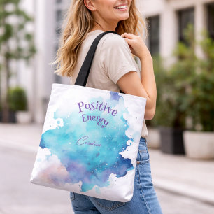 Blüte mit Grace Pastel Fluid Colors Tote Beutel Tasche