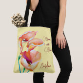 Blüte mit Grace Pastel Fluid Colors Tote Beutel Tasche (Von Nahem)