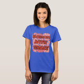 Blüte mit grau-rosa Wildblume T-Shirt (Vorne ganz)