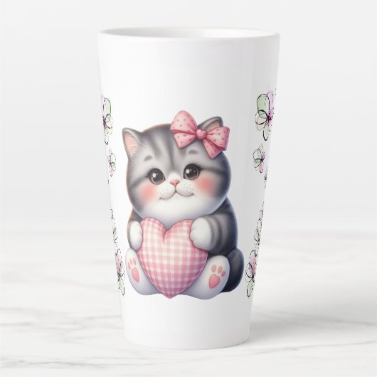 Blüte mit Katze Milchtasse (Vorderseite)