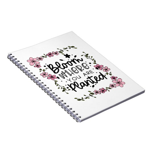 Blüte Notizblock (Rechte Seite)