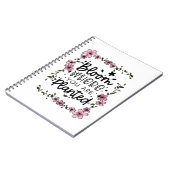 Blüte Notizblock (Linke Seite)