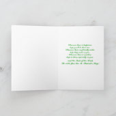 Blüte O Glück Karte (Innenseite)