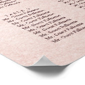 Blüte Poster (Ecke)