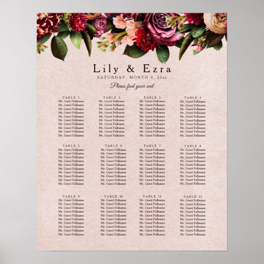 Blüte Poster (Vorne)