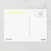 BLÜTE! Postkarte (Rückseite)