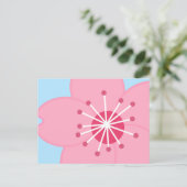 Blüte Postkarte (Stehend Vorderseite)