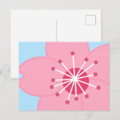 Blüte Postkarte (Vorne/Hinten)