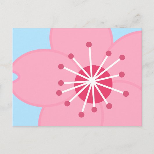 Blüte Postkarte (Vorderseite)