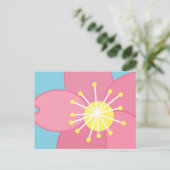 Blüte Postkarte (Stehend Vorderseite)