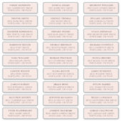 Blüte | Private Guest Address Labels (Vorderseite)