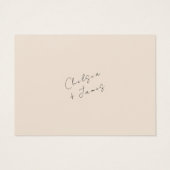 Blüte | QR Code Hochzeitskarte (Rückseite)