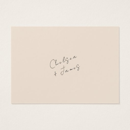 Blüte | QR Code Hochzeitskarte (Rückseite)