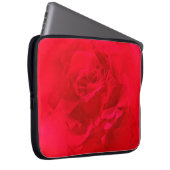 Blüte Rose Rot Laptopschutzhülle (Vorne Rechts)