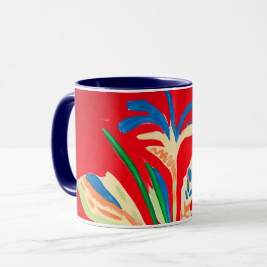 Blüte Tasse (Vorderseite Links)