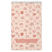 Blüte | Terracotta Boho Herz Themendesign Foto Kalender (Titelbild)