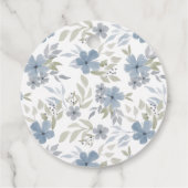 Blüte und Blütendusche Geschenkanhänger (Rückseite)