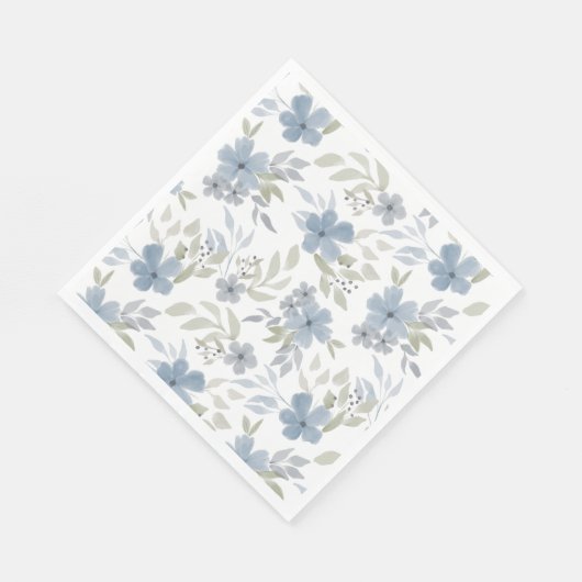 Blüte und Blütendusche Serviette (Ecke)