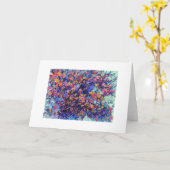 Blüte und Butterflys Karte (Gelbe Blume)