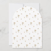 Blüte und ErwachsenenBaby-Dusche Einladung (Rückseite)