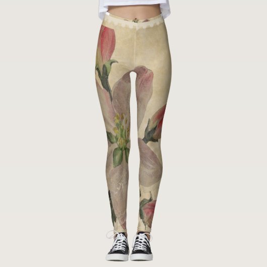 Blüte:Vintage Leggings (Vorderseite)